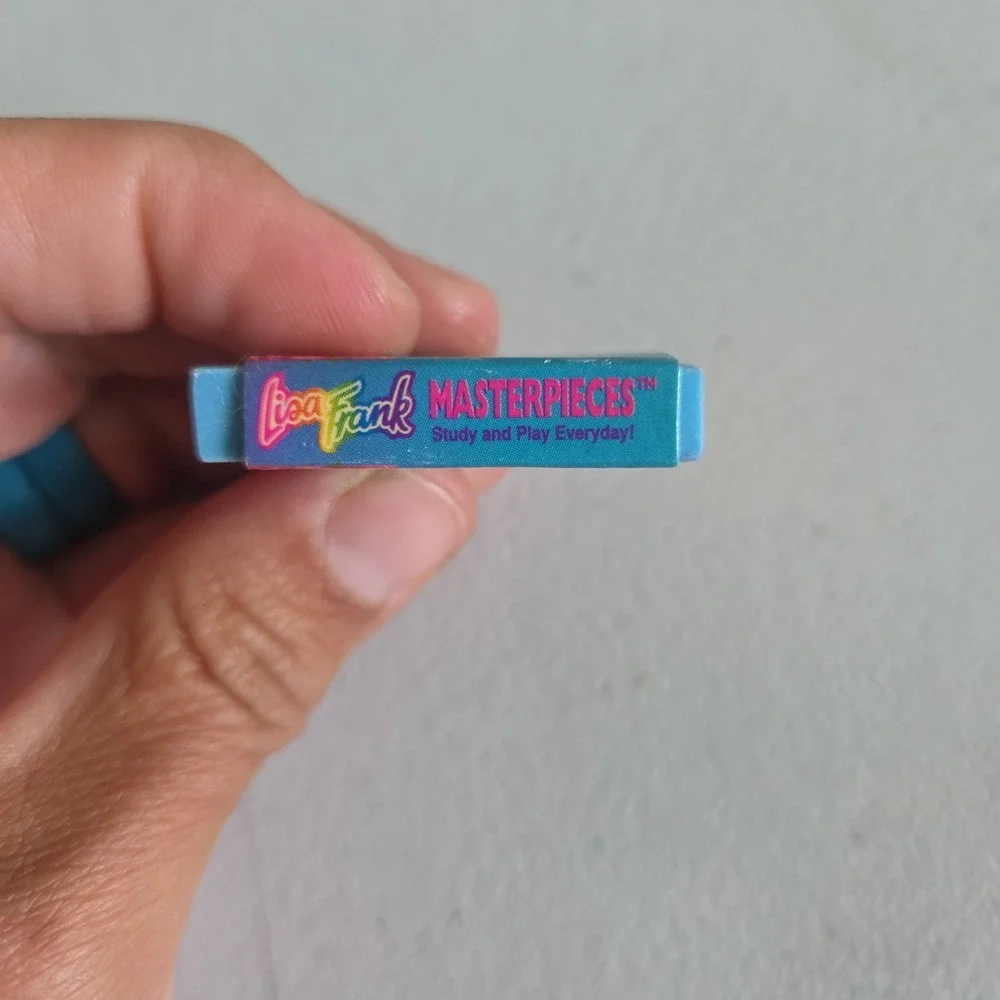 Vintage Y2K Lisa Frank Masterpiece Hummingbird Rainbow Eraser